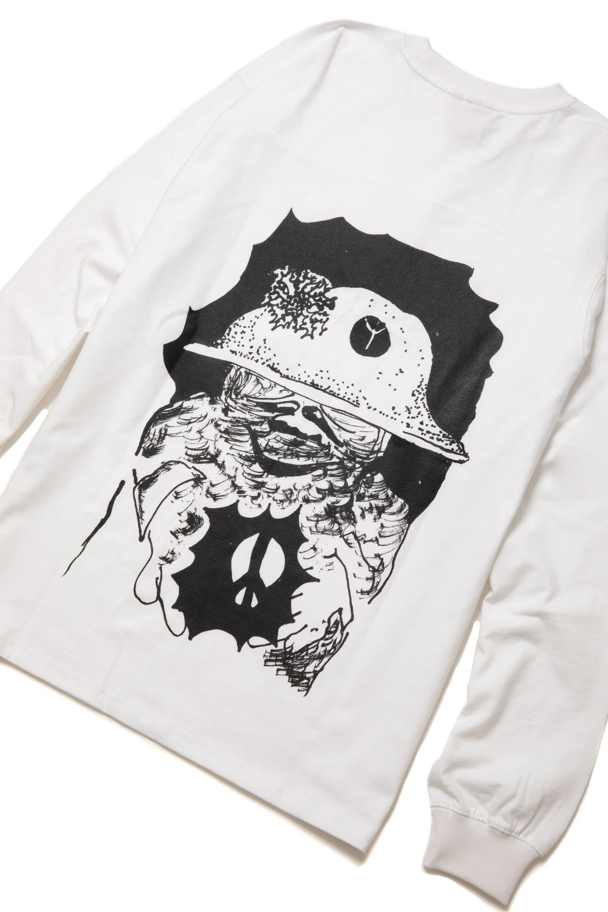 LOLA'S HARDWARE X hagt PEACE SYSTEM L/S TEE WHITE