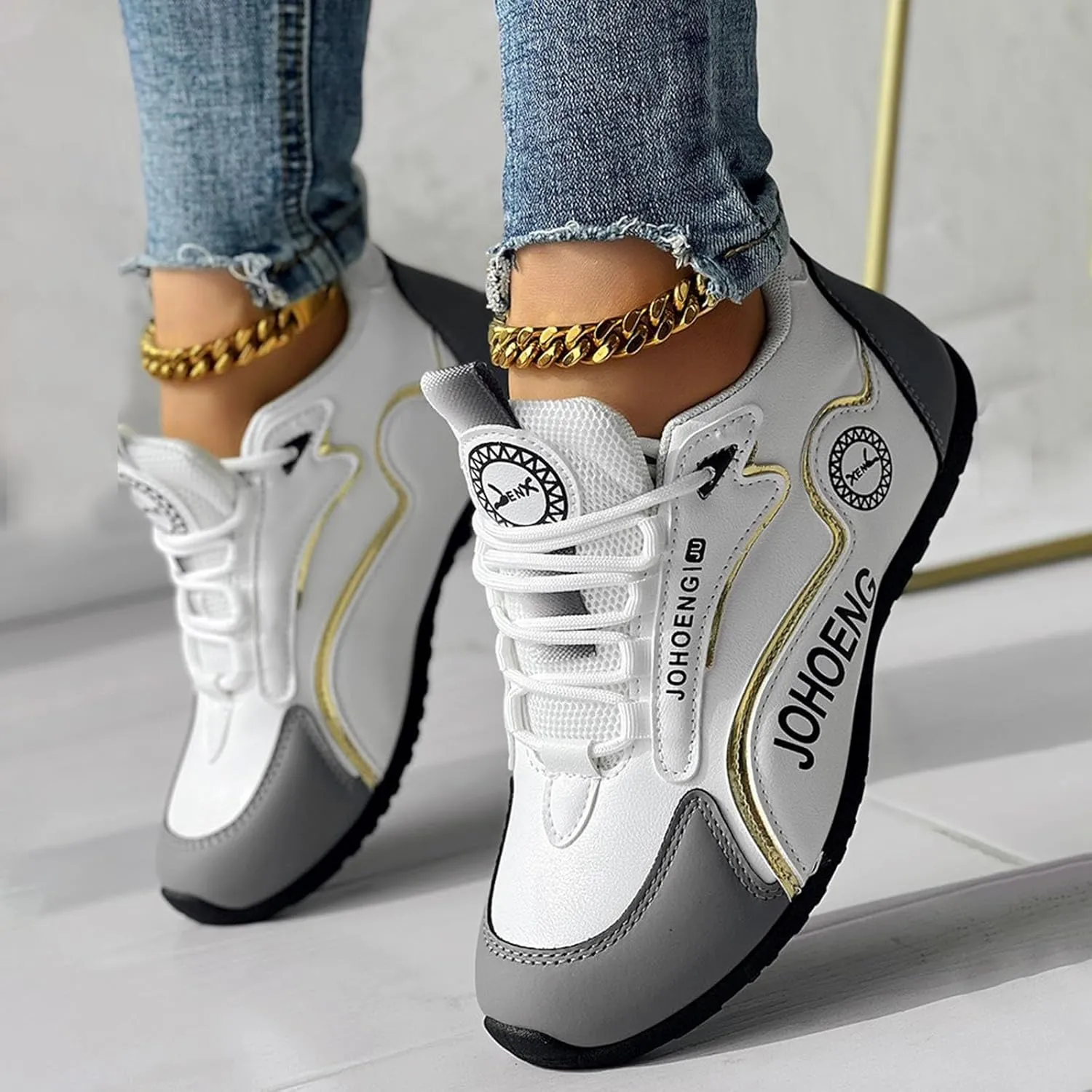 Men and Women Shoes Flat Bottomed Casual Sports Shoes Fashionable Outdoor Sports and Sneaker Roller Skates for Women