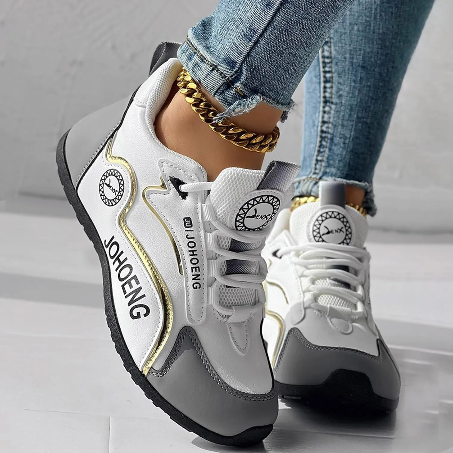 Men and Women Shoes Flat Bottomed Casual Sports Shoes Fashionable Outdoor Sports and Sneaker Roller Skates for Women