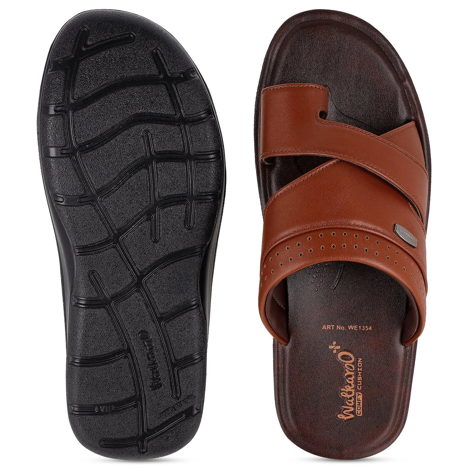 Men's Daily Wear and Office Sandals - WE1354 Brown