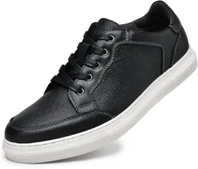 Mens Dress Casual Sneakers Business Casual Shoes Oxford Shoes for Men Mens Brown Dress Shoes Actual Leather Comfortable Mens Casual Oxford Shoe for Bussines Wedding