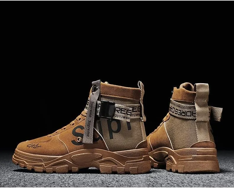 Men's Fashionable Sports Shoes, high top Walking Shoes, Outdoor Casual Sports Shoes, Men's Sports Ankle Sports Boots