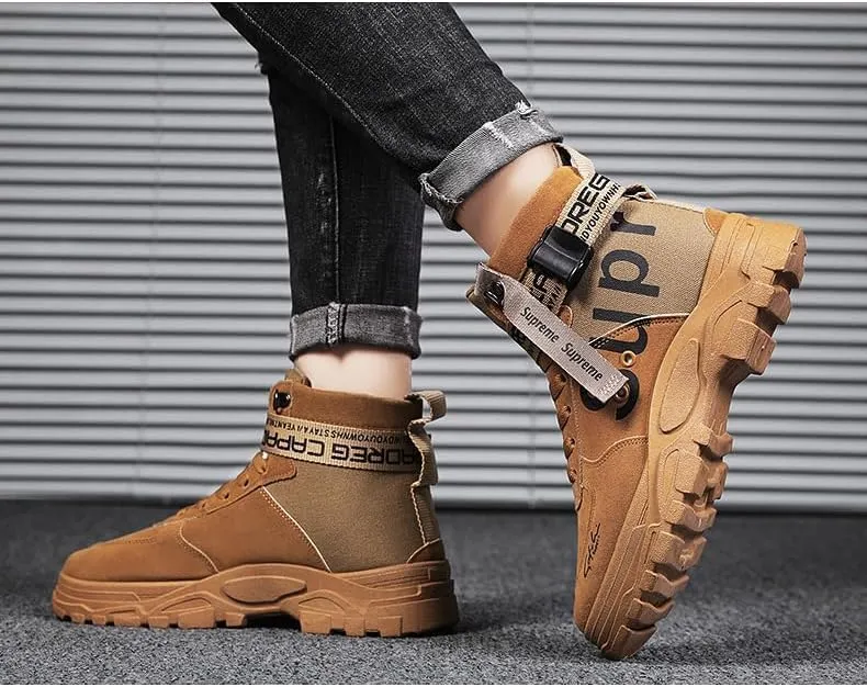 Men's Fashionable Sports Shoes, high top Walking Shoes, Outdoor Casual Sports Shoes, Men's Sports Ankle Sports Boots