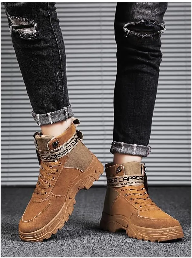 Men's Fashionable Sports Shoes, high top Walking Shoes, Outdoor Casual Sports Shoes, Men's Sports Ankle Sports Boots