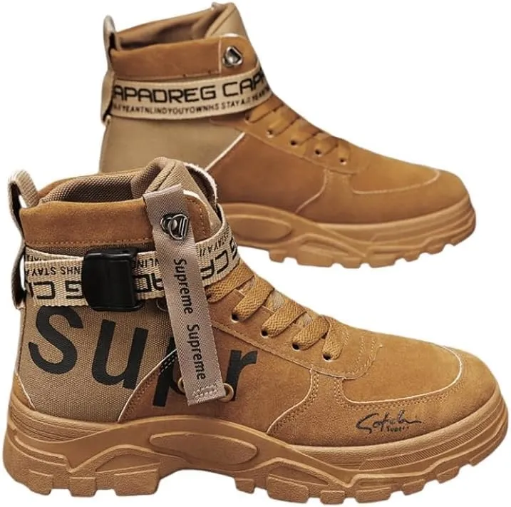 Men's Fashionable Sports Shoes, high top Walking Shoes, Outdoor Casual Sports Shoes, Men's Sports Ankle Sports Boots