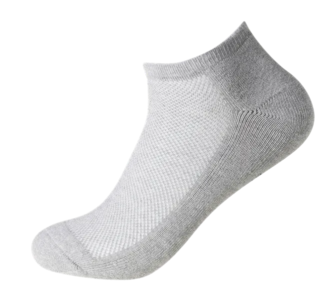 Men's Sports Cushioned Low Cut [Ventilation Panel]