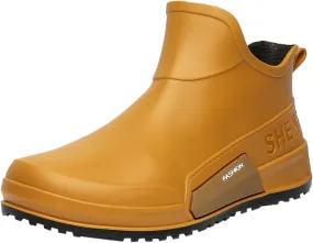 Mid Calf Rain Boots Women Mens Grounded Footwear Booties for Woman Slip On Barefoot Shoes Women's Ankle Rain Boots Rubber Fishing Deck Womens Boots Fall 2024