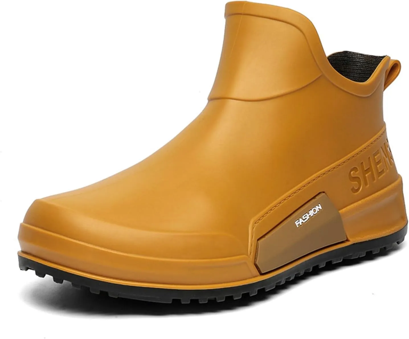 Mid Calf Rain Boots Women Mens Grounded Footwear Booties for Woman Slip On Barefoot Shoes Women's Ankle Rain Boots Rubber Fishing Deck Womens Boots Fall 2024