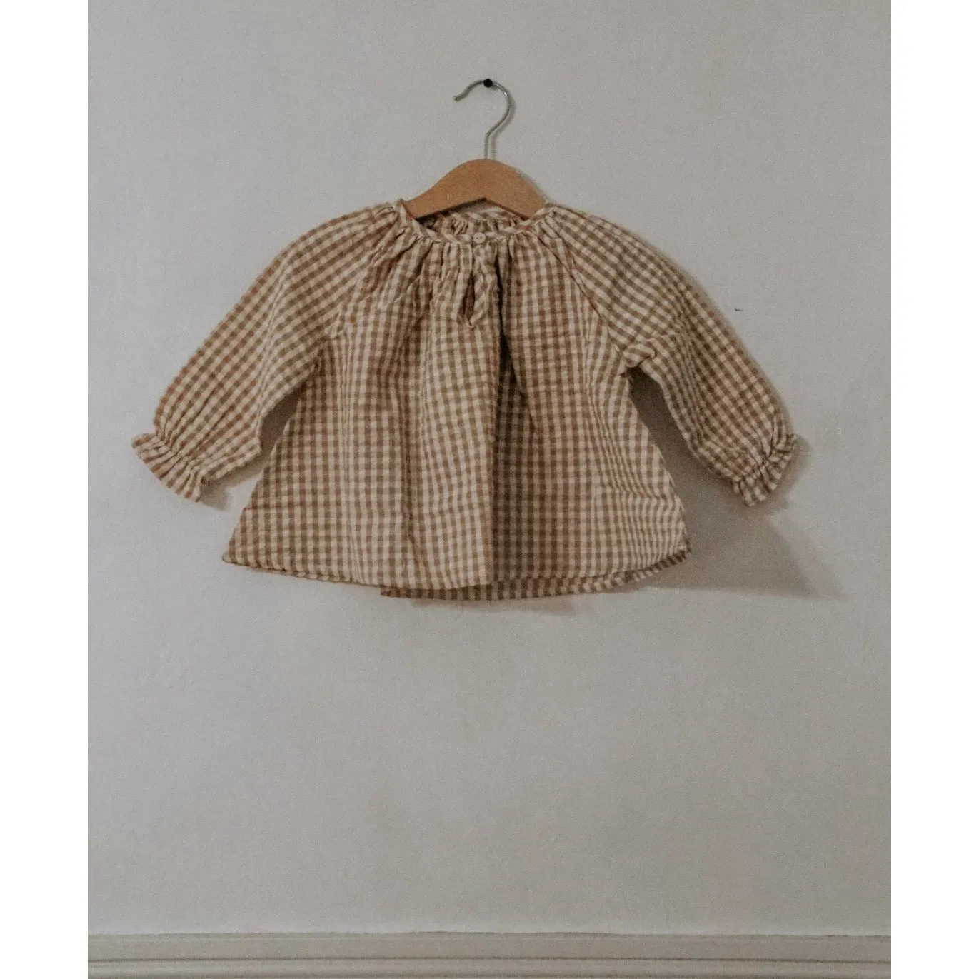 Nightingale Gown - Macchiato Check
