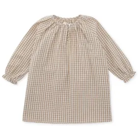 Nightingale Gown - Macchiato Check