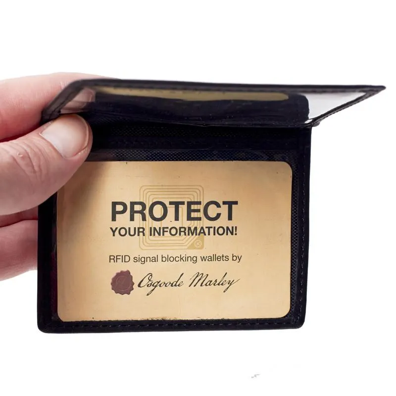 Osgoode Marley Leather RFID Blocking ID Pass Wallet