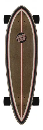 SANTA CRUZ Gold Stripe Cruzer Pintail Cruiser Complete