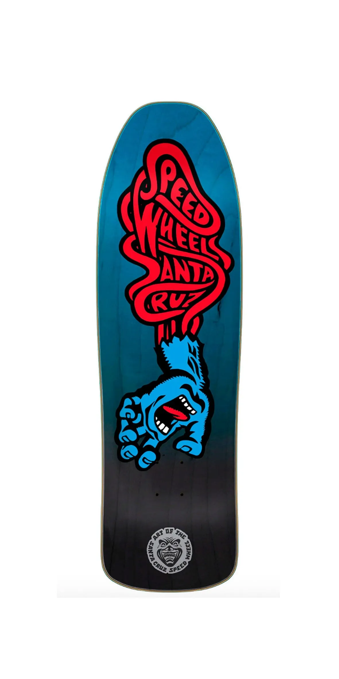 Santa Cruz Speed Wheels Vein Hand Blue Black 9.35 Hand Screened a NHS in Santa Cruz, Limited to 300 Worldwide, Numbered.Skateboard deck - Tablas