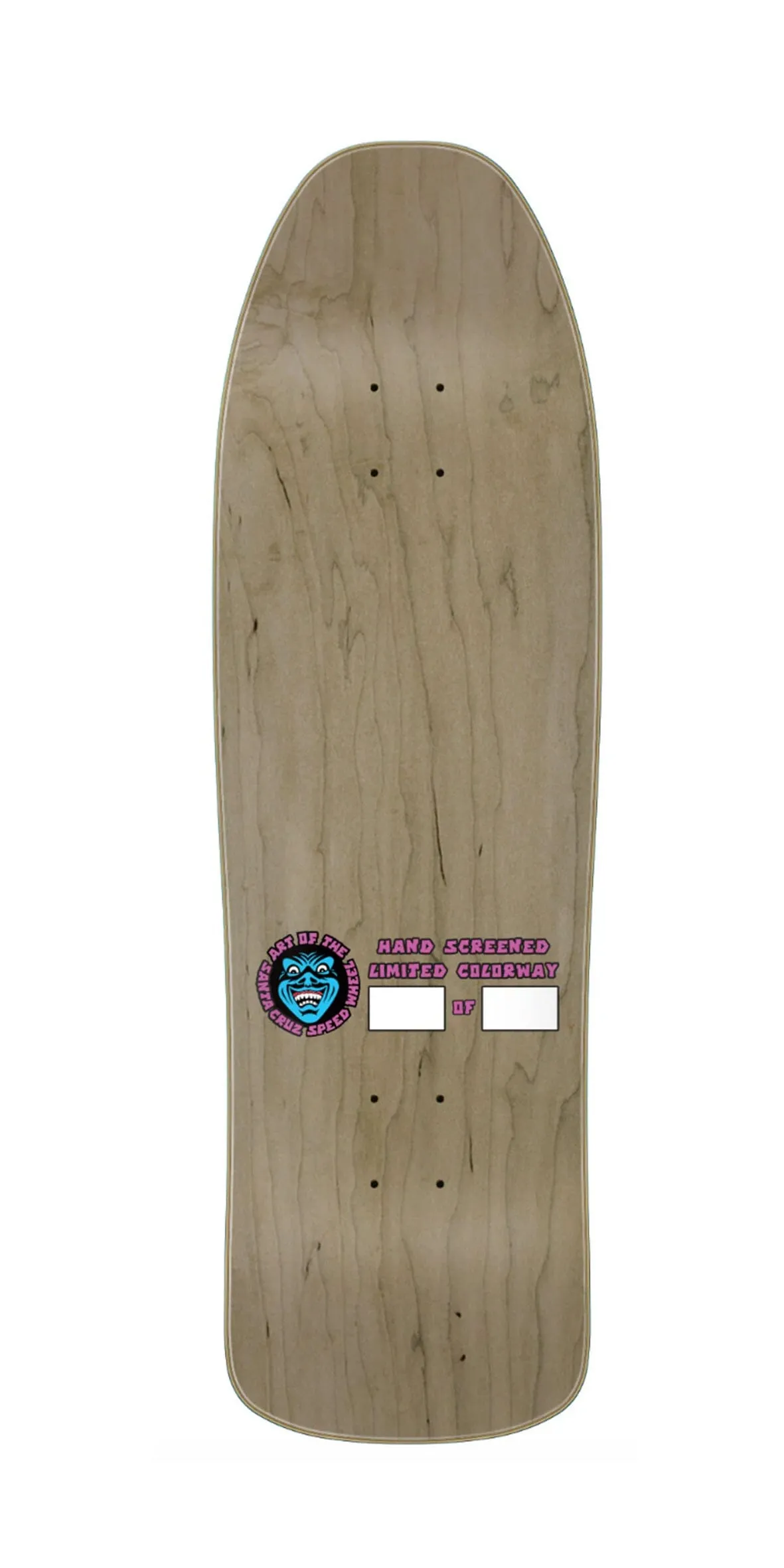 Santa Cruz Speed Wheels Vein Hand Blue Black 9.35 Hand Screened a NHS in Santa Cruz, Limited to 300 Worldwide, Numbered.Skateboard deck - Tablas