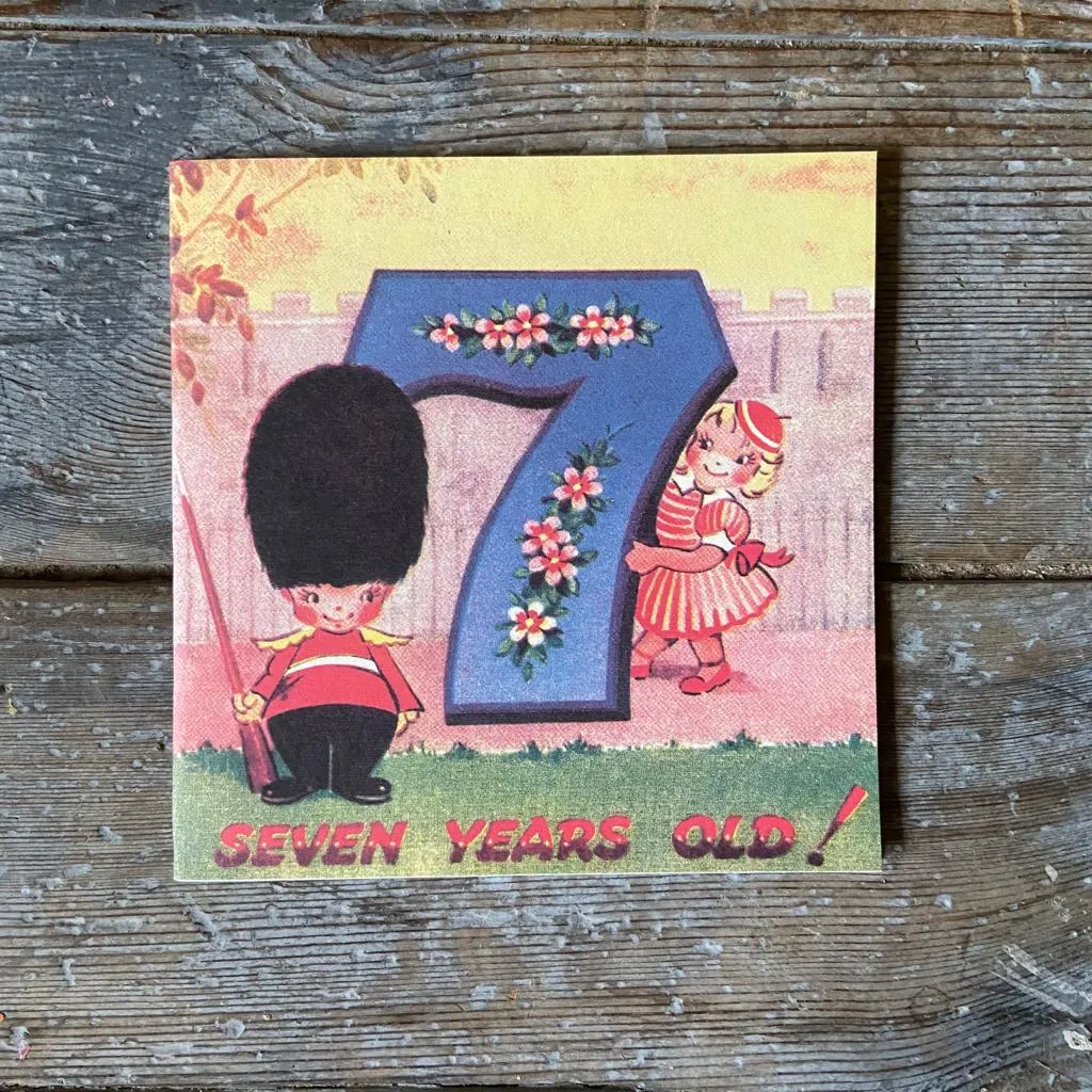 Seventh Birthday - Birthday Card