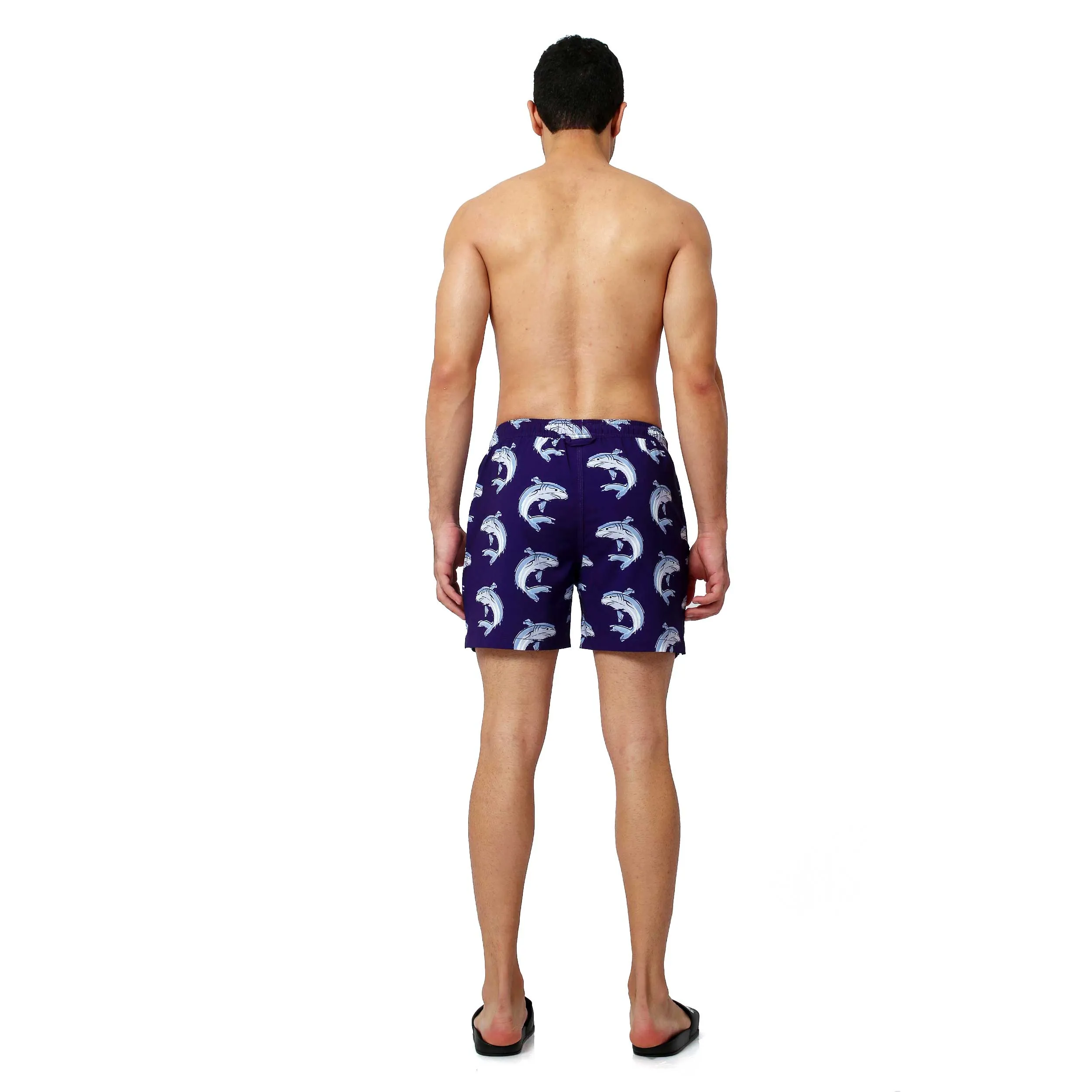 Sharks - Swim Shorts with Waterproof Pocket