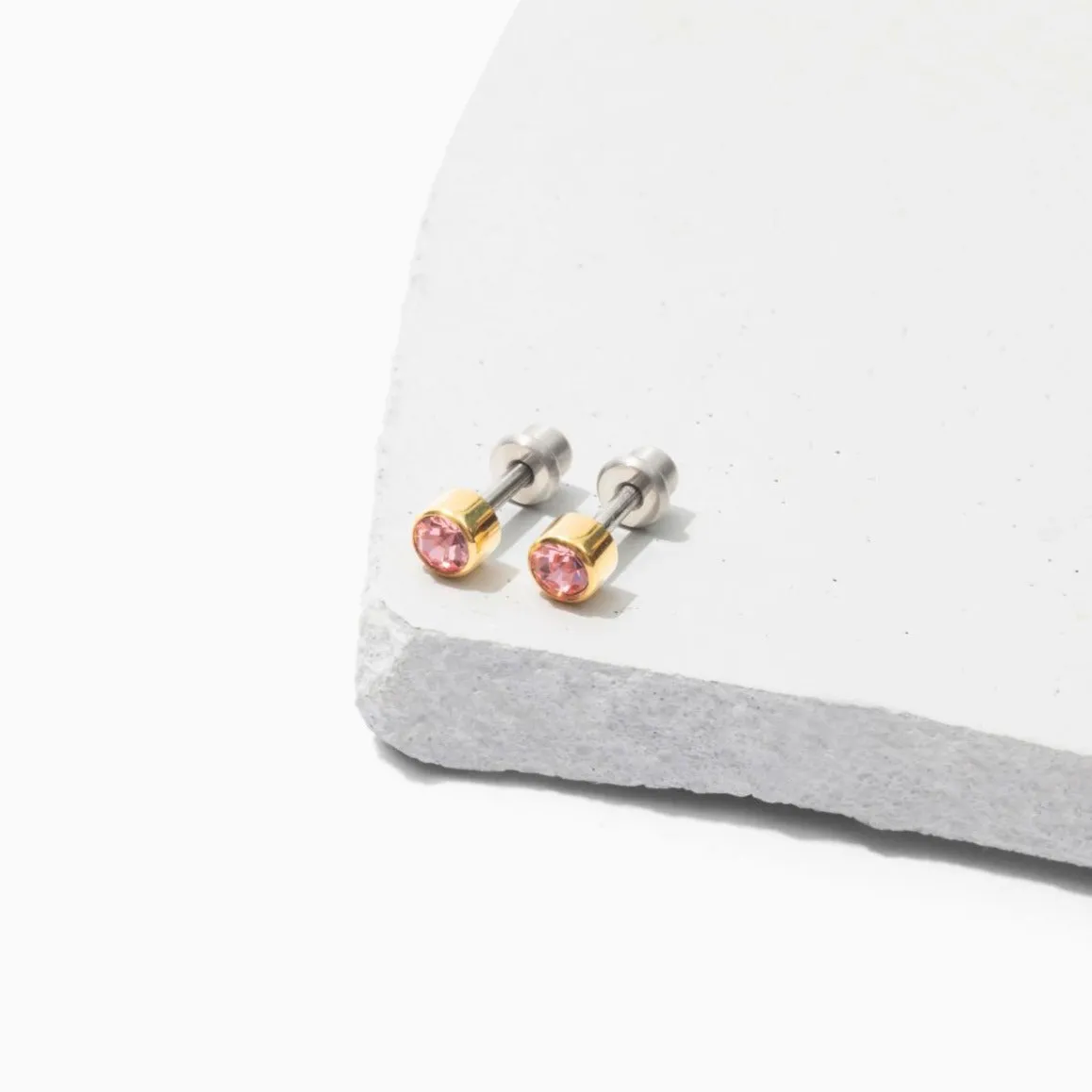 Siella Screw Back Stud Earrings