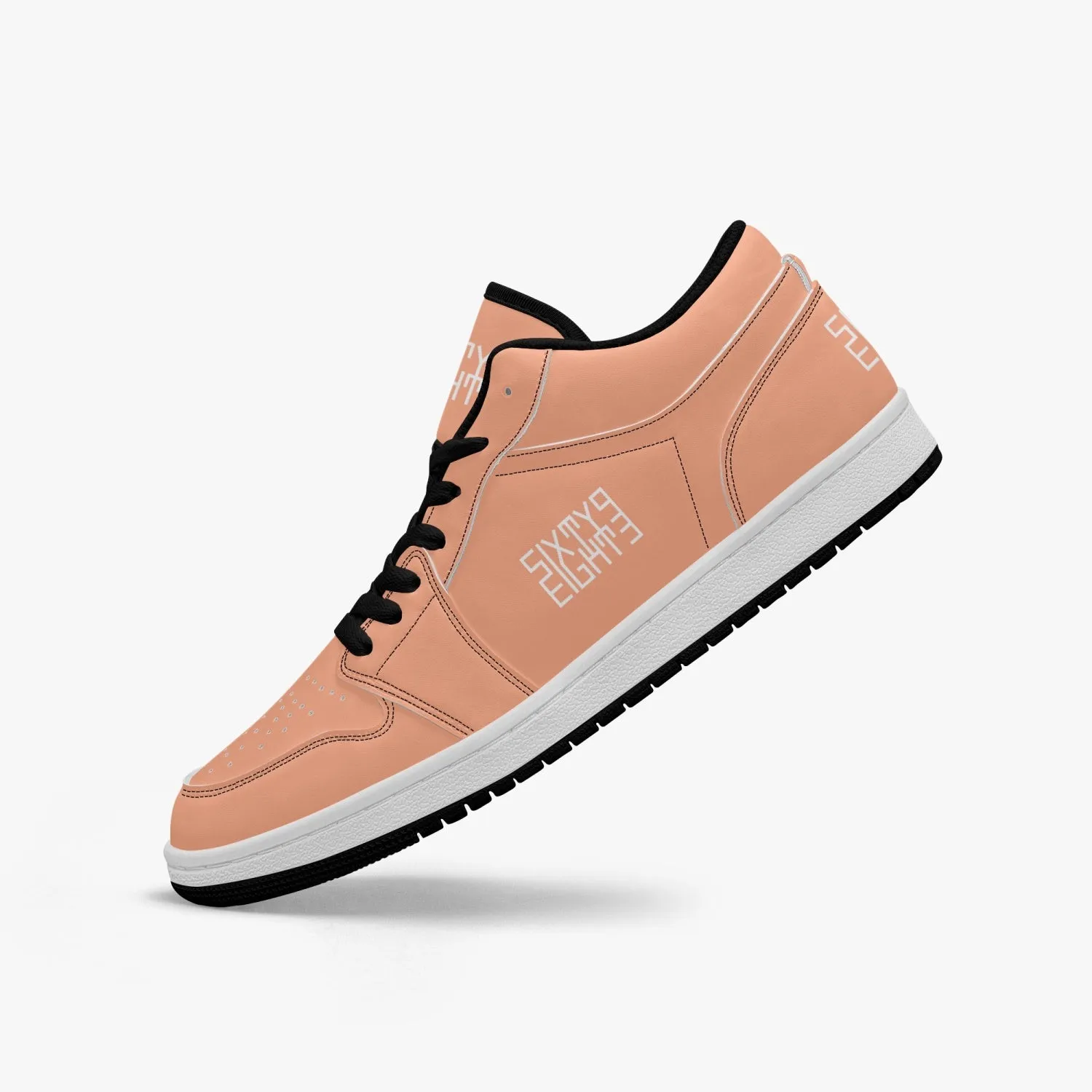 Sixty Eight 93 Logo White Peach SENTLT1 Shoes