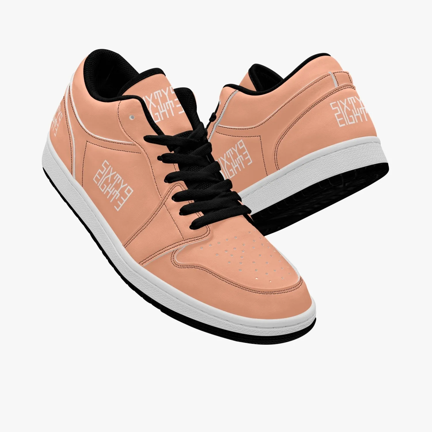 Sixty Eight 93 Logo White Peach SENTLT1 Shoes