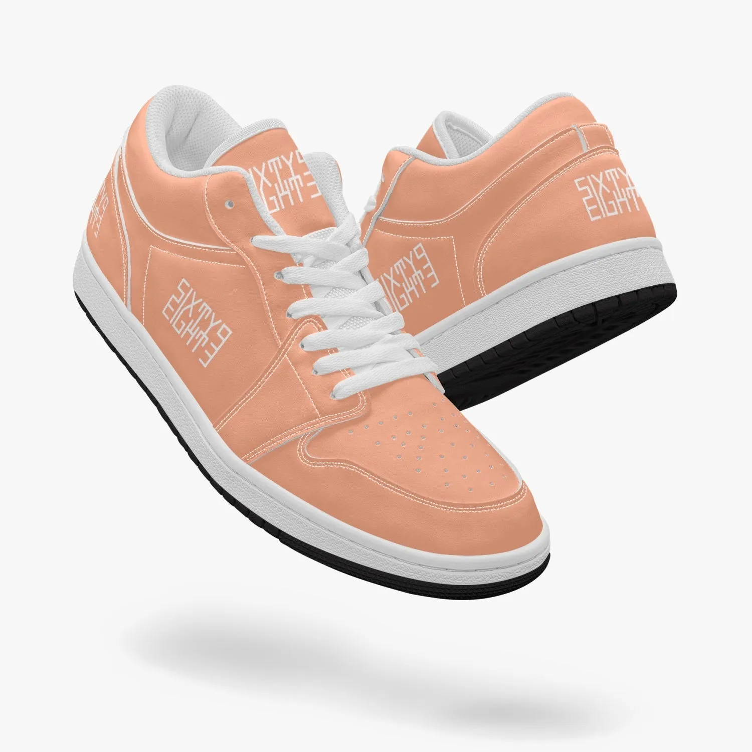 Sixty Eight 93 Logo White Peach SENTLT1 Shoes