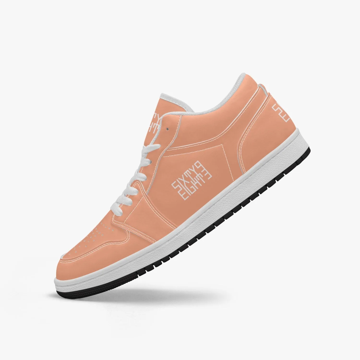 Sixty Eight 93 Logo White Peach SENTLT1 Shoes