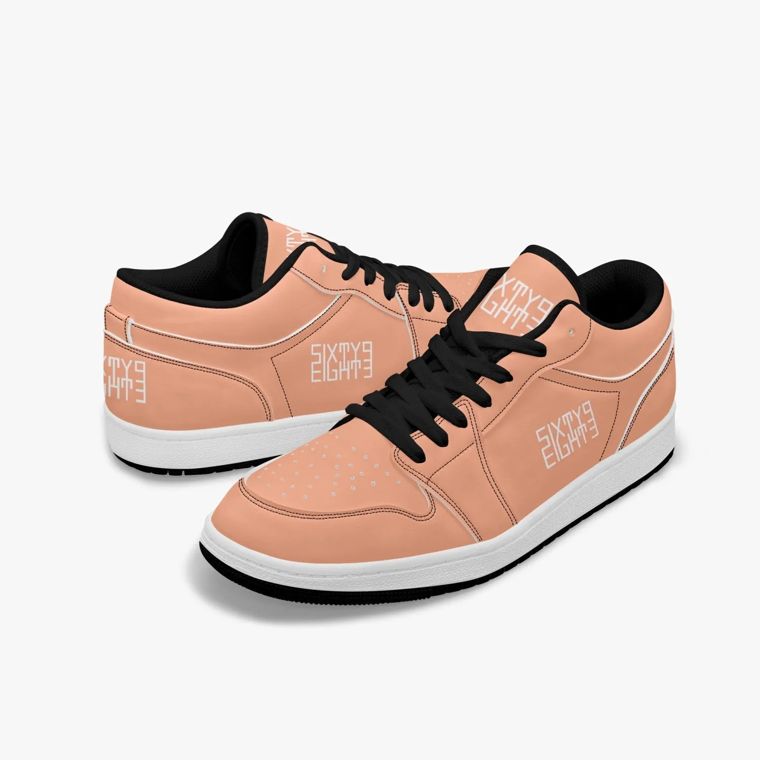 Sixty Eight 93 Logo White Peach SENTLT1 Shoes