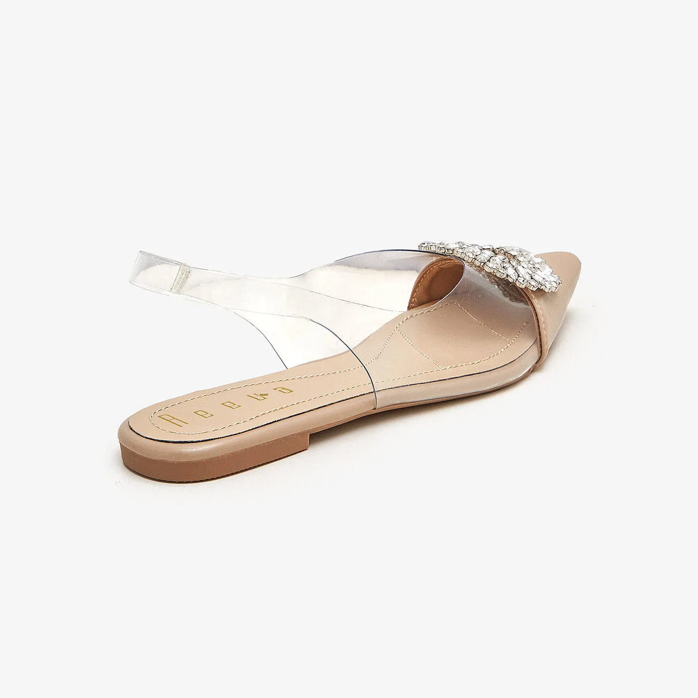 Trim Embellished Shoes
