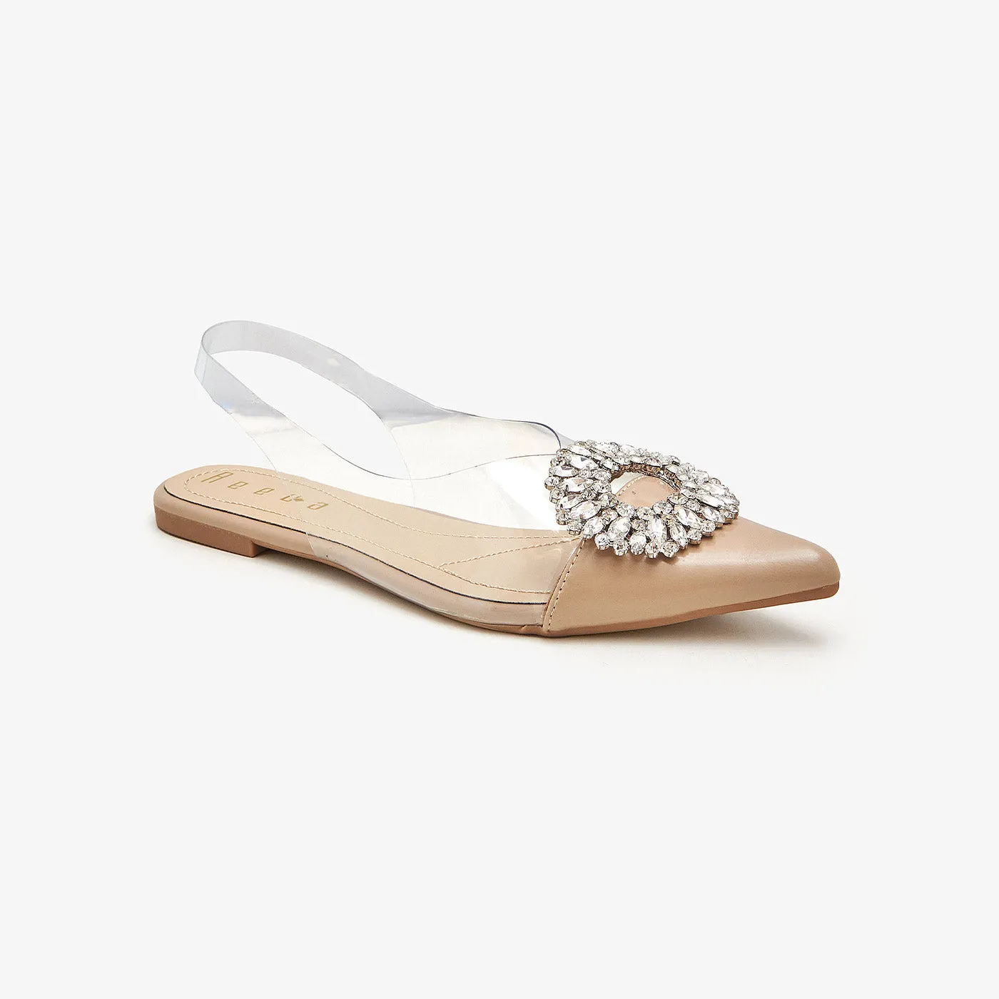 Trim Embellished Shoes