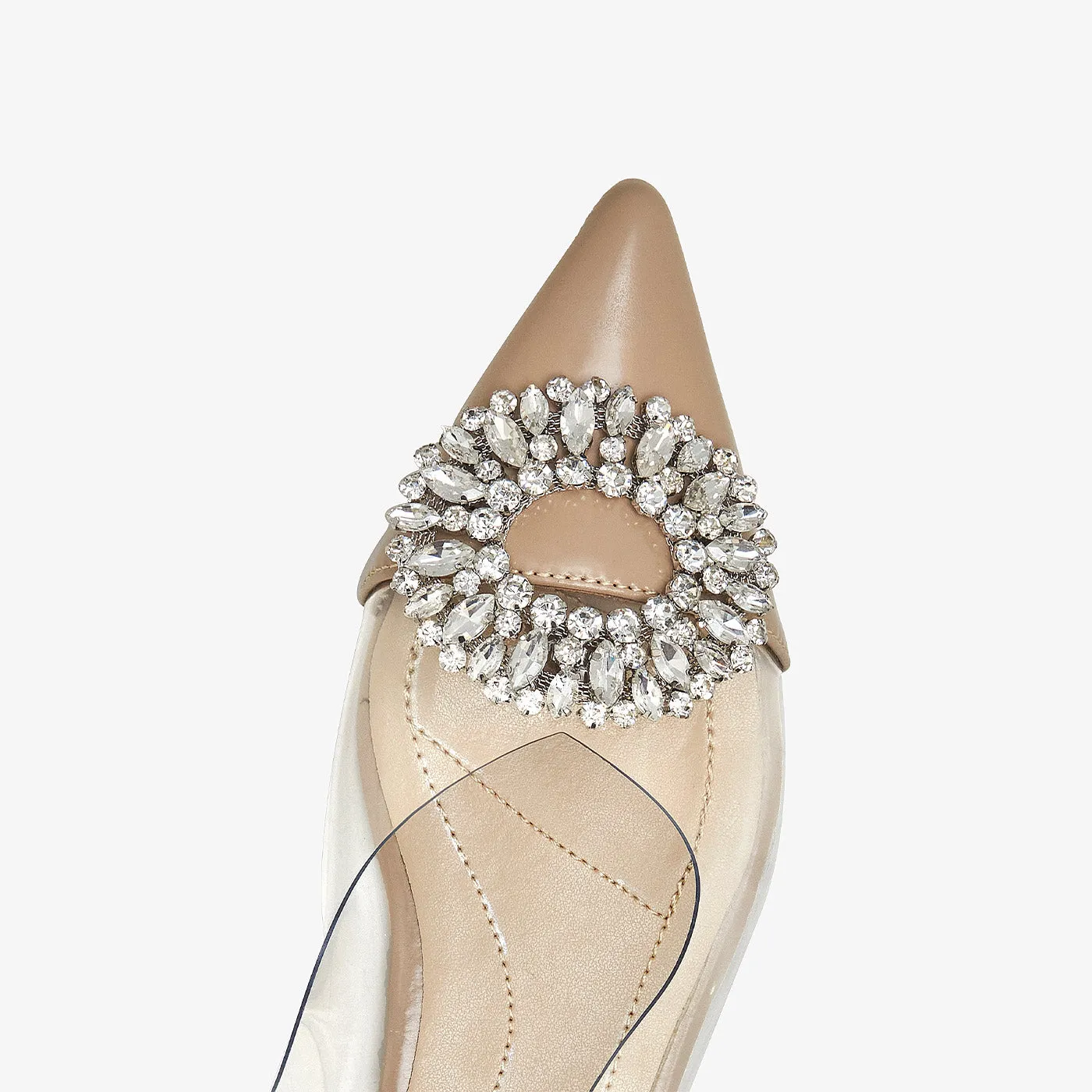 Trim Embellished Shoes