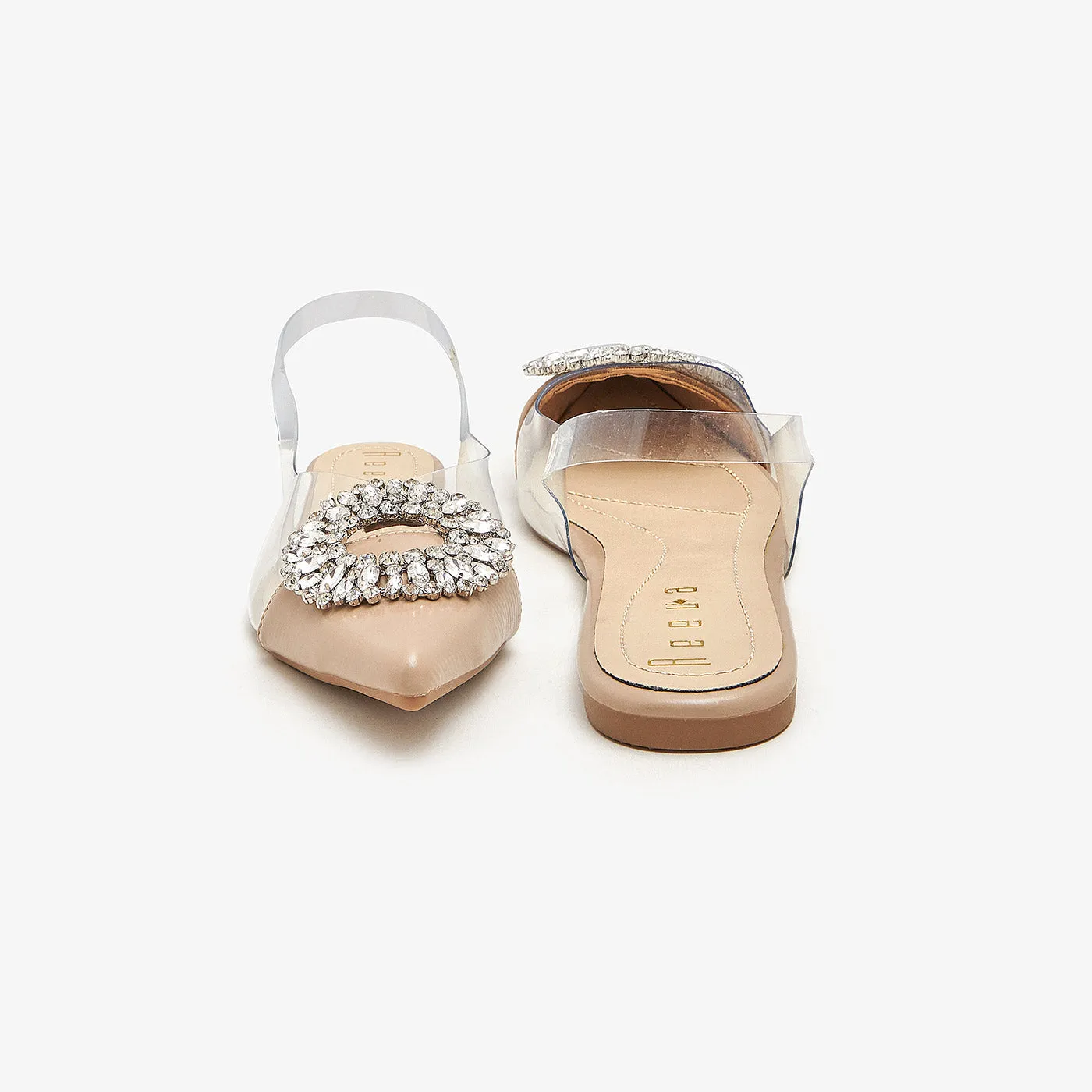 Trim Embellished Shoes