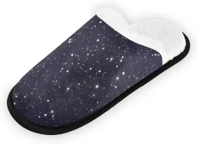 Unisex Fuzzy Feet Plush Slippers Anti-Slip Warm House Shoes M/L