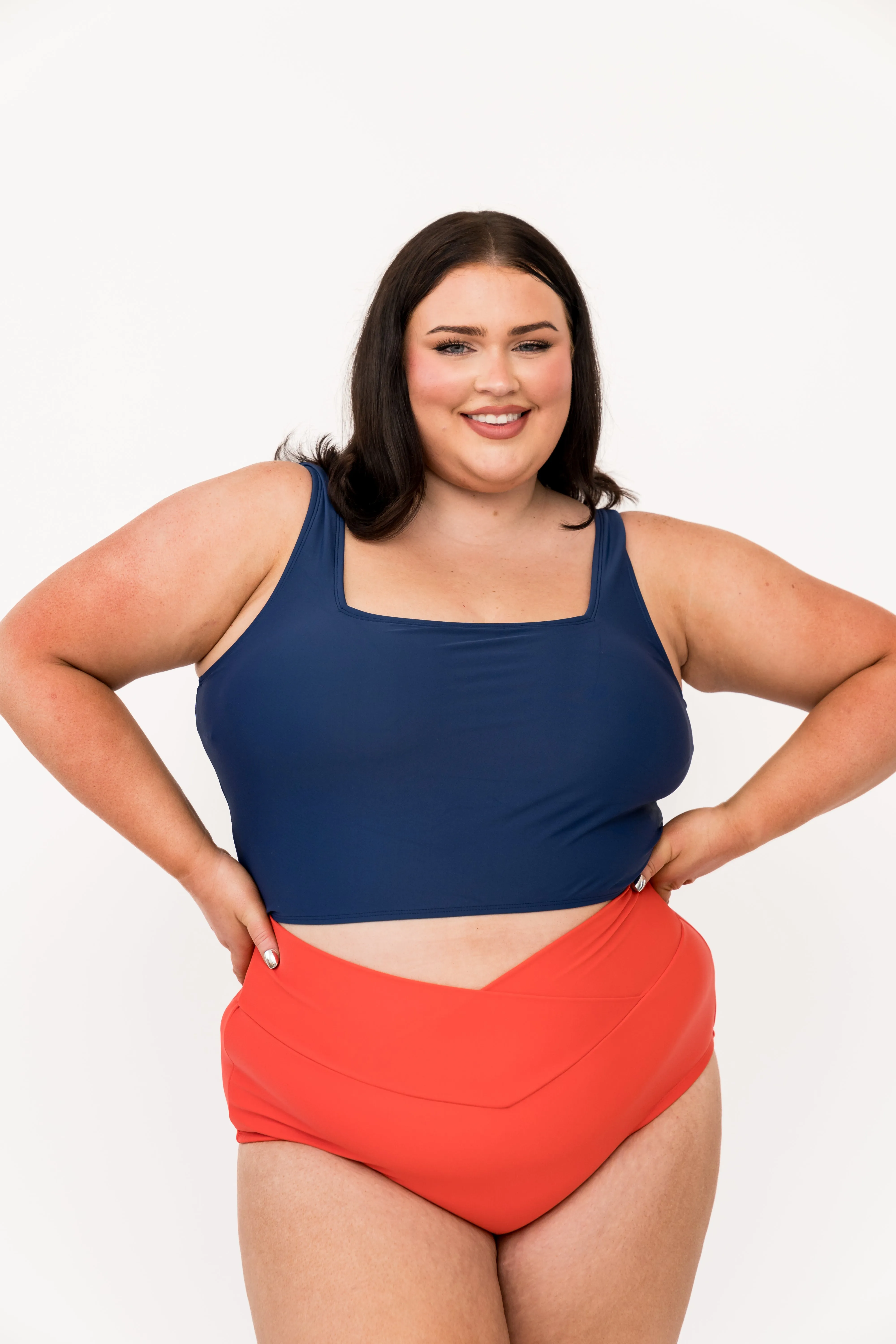 Vacationer Bottom | Nautical Red