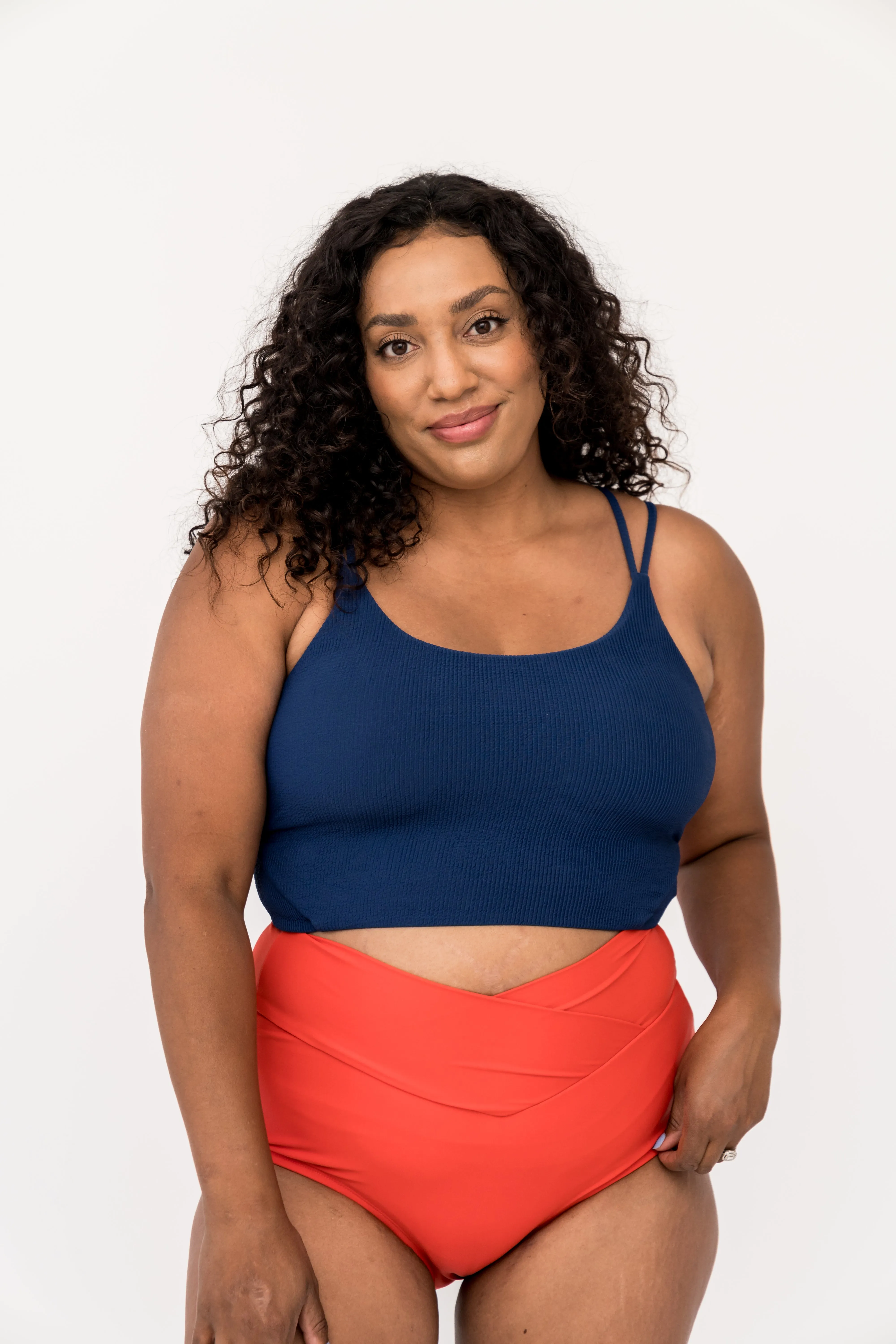 Vacationer Bottom | Nautical Red