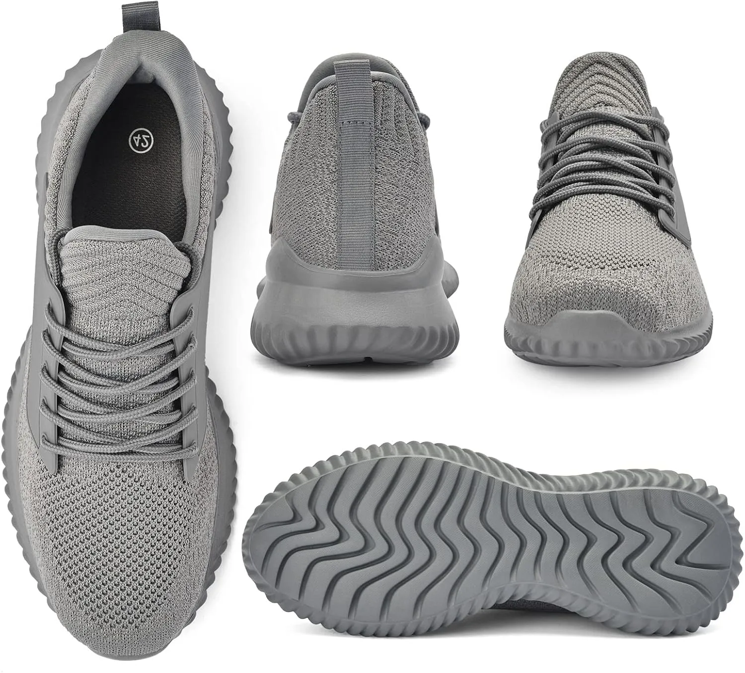 Walking Shoes for Men Sneakers - Slip on Memory Foam Running Tennis Shoes for Athletic Workout Gym Jogging Indoor Outdoor Lightweight Breathable Casual Sneakers