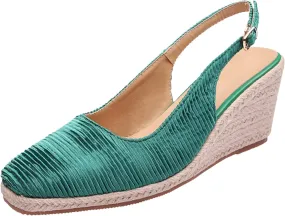 Wedge Sandals for Women 2024 Summer New Cap Toe Wedge Sandals Women Elegant Espadrilles High Heels Straw Fisherman Shoes