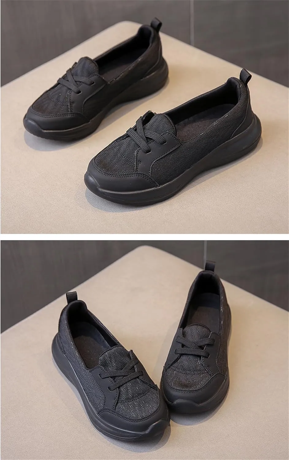 Women Comfy Orthopedic Walking Shoes, 2025 New Women's Breathable Slip On Arch Support Non-Slip Sneakers on Shoes Comfort Wide Width Fit Slip-Ins Boat Casual Soft Sole Low Top Loafers Flats