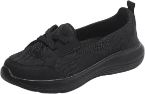 Women Comfy Orthopedic Walking Shoes, 2025 New Women's Breathable Slip On Arch Support Non-Slip Sneakers on Shoes Comfort Wide Width Fit Slip-Ins Boat Casual Soft Sole Low Top Loafers Flats