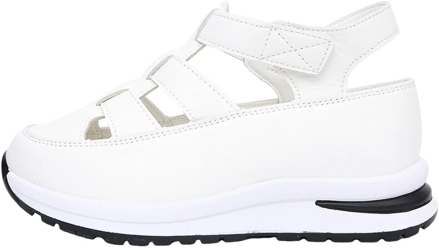 Women's Hollow Out Sandals Orthopedic Platform Wedge Sneakers Comfortable Soft Cushion Lightweight Sneakers All-Match Sport Shoes Walking Shoes for Outdoor Travel Hiking