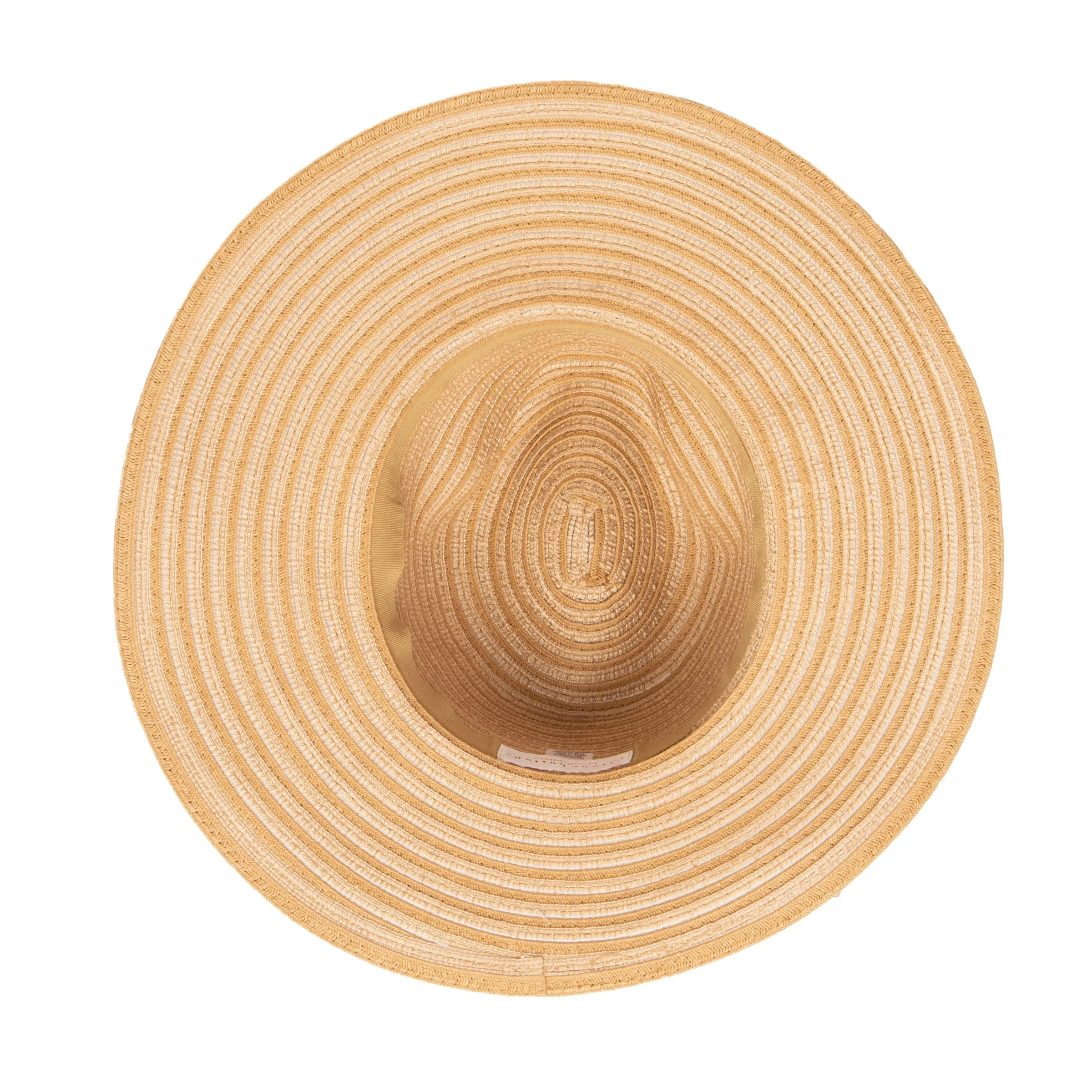 Women's Mixed Braid Pinched Knot Trim Fedora