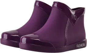 Womens Rain Boots Womens Rubber Boots Colorful Printed Lightweight Anti-Slipping Rain Shoes
