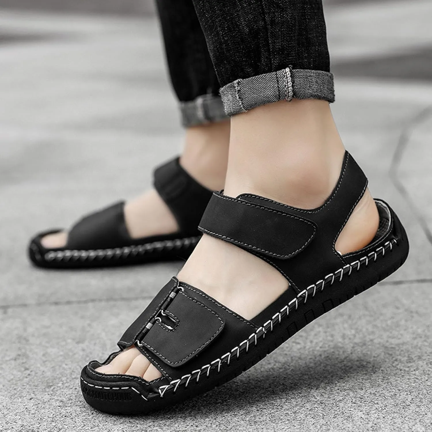 Womens Rhinestone Sandals Dressy Summer Strappy Sandals Comfortable Ankle Strap Flats Bohemian Flat Beach Shoes 2025