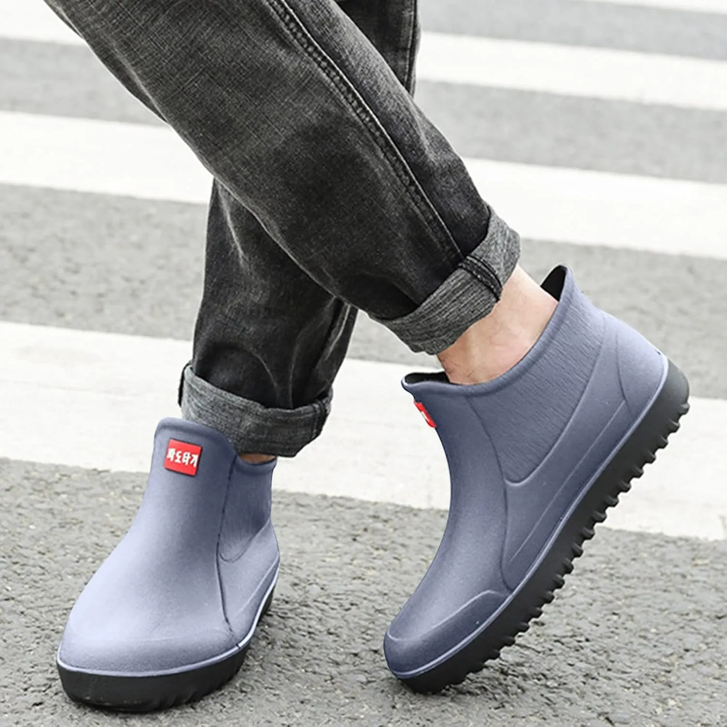 Womens Rubber Boots Womens Rain Boots Anti-Slipping for Boating Fishing Gardening Farming Comfortable Rain Shoes