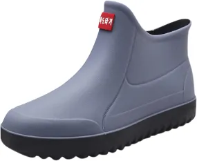 Womens Rubber Boots Womens Rain Boots Anti-Slipping for Boating Fishing Gardening Farming Comfortable Rain Shoes