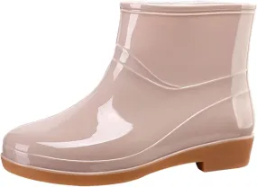 Womens Rubber Boots Womens Rain Boots Outdoor for Boating Fishing Gardening Farming Comfortable Rain Shoes