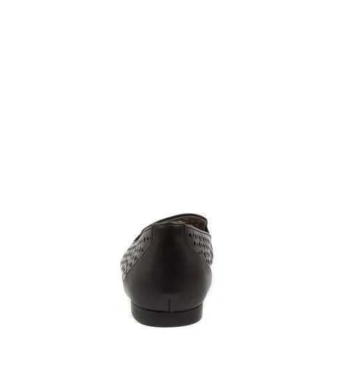 Ziera Cindra Leather ~ Seashell ~ Tan ~ Black