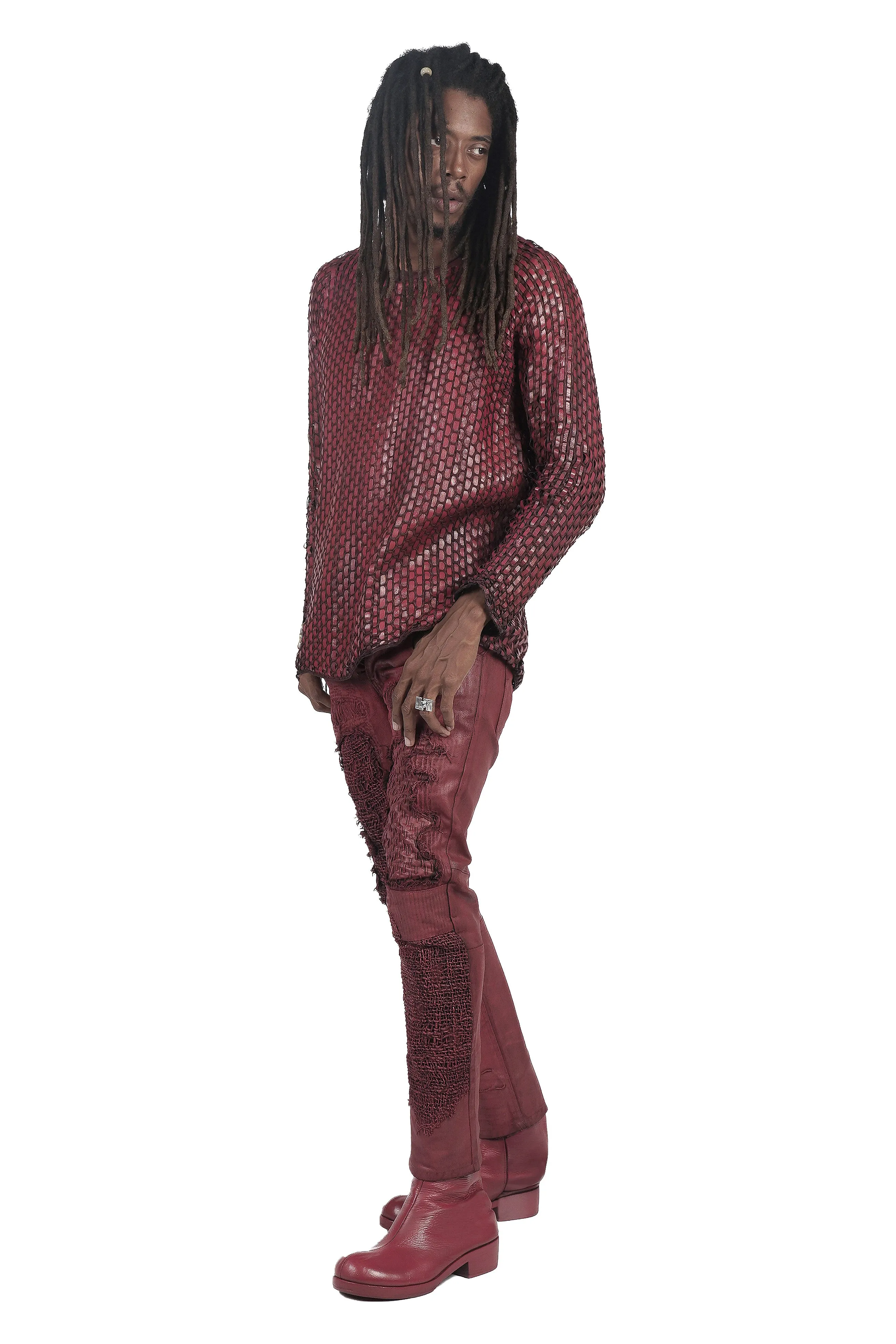 ZUS TOP RED-WAXED